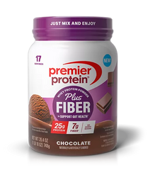 Chocolate Protein Plus° Fiber Powder